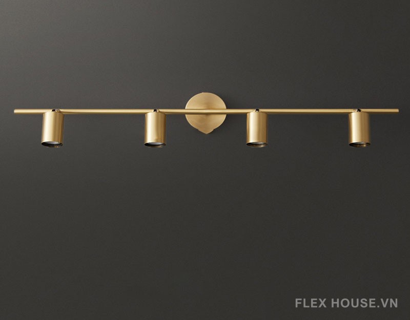 Đèn tường rọi gương bằng đồng decor hiện đại FLM294 9