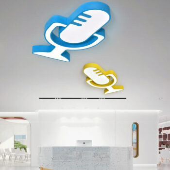 Đèn LED ốp trần phòng thu hình micro độc đáo CC6899 - bìa