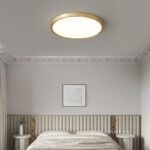 Đèn ốp trần bằng đồng dạng tròn decor phòng FLM018 - bìa