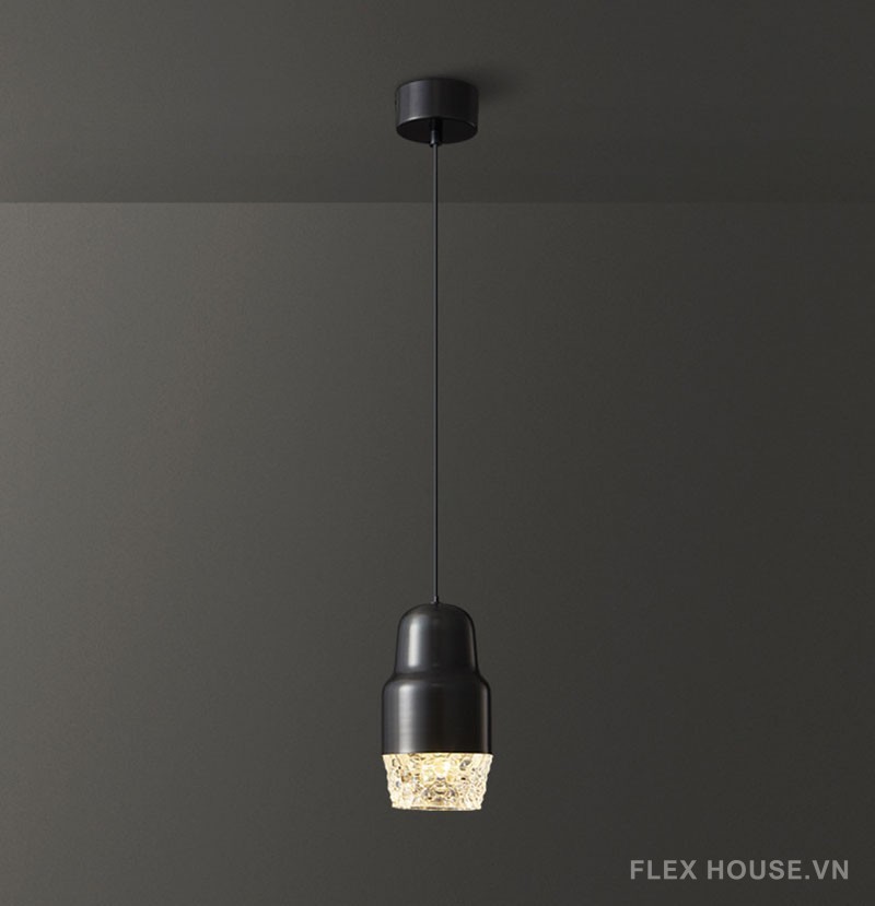 Đèn thả bằng đồng chao acrylic tổ ong FLM079 7
