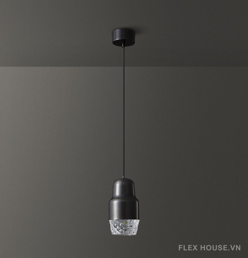 Đèn thả bằng đồng chao acrylic tổ ong FLM079 8