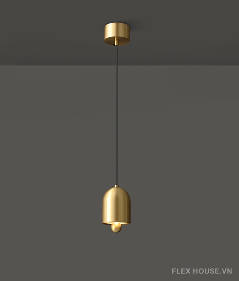 Đèn thả bằng đồng decor hình học tối giản FLM112 8