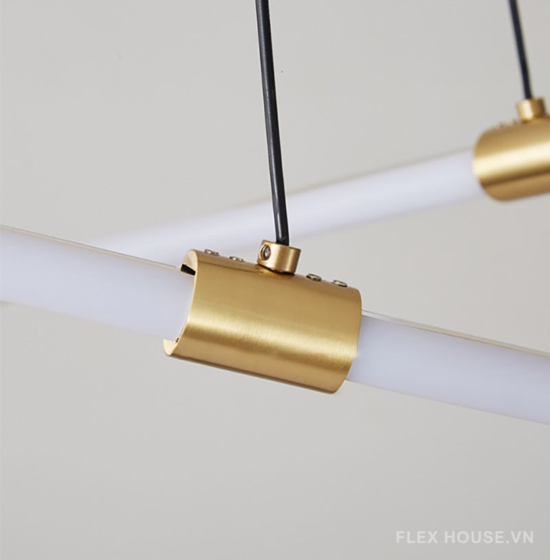 Đèn thả bằng đồng uốn lượn nghệ thuật FLM634 10