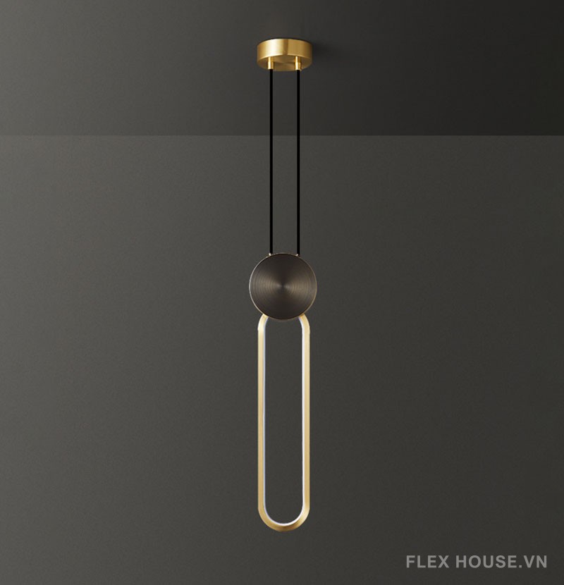 Đèn thả đầu giường hình Oval decor phòng ngủ FLM020 8