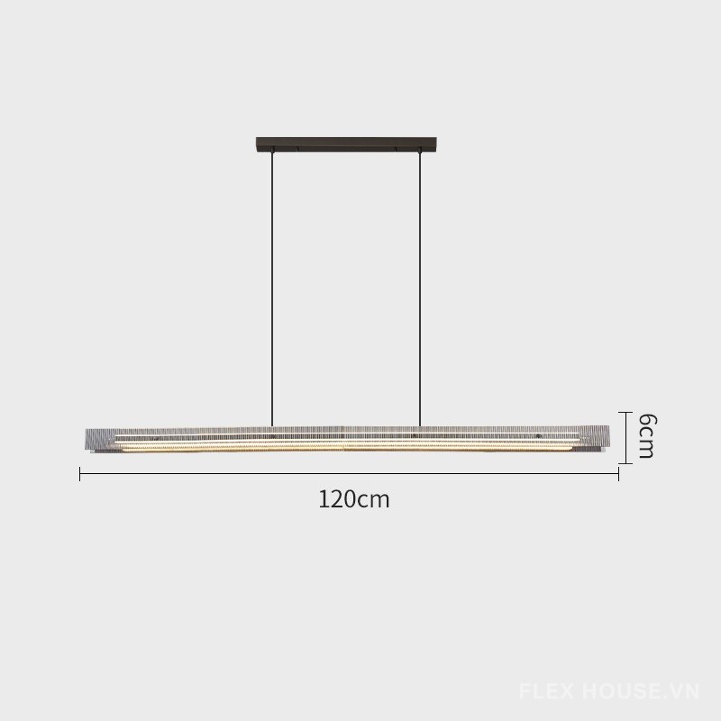 Đèn thả nhà hàng dáng dài kiểu Ý sang trọng FLM189 15