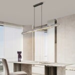 Đèn thả trần bằng đồng chao thủy tinh tối giản FLM908
