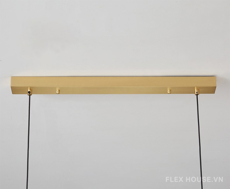 Đèn thả trần bằng đồng hoạ tiết đính đá cao cấp FLM380 13