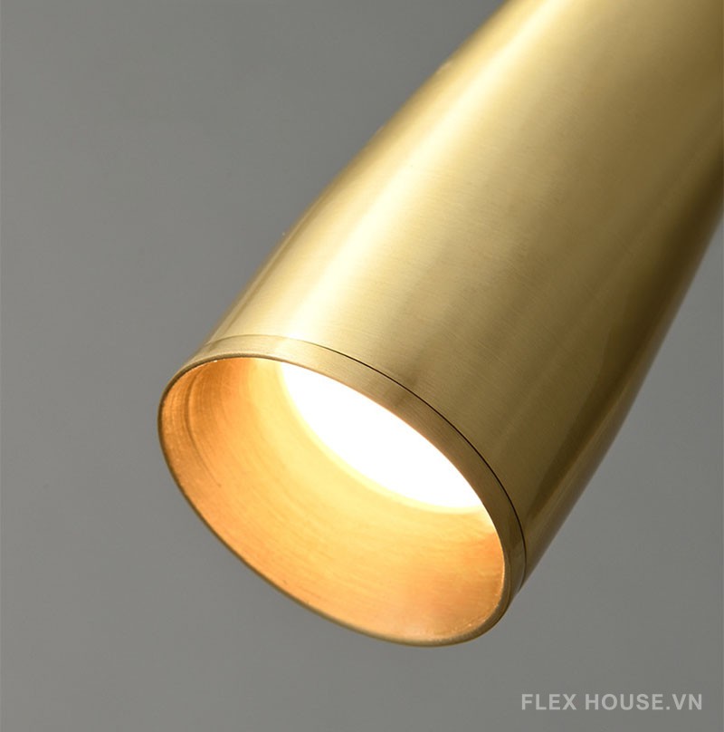 Đèn thả trần bằng đồng trang trí tối giản FLM133 11