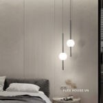 Đèn thả trần chùm đơn bằng thủy tinh tối giản FLM5051