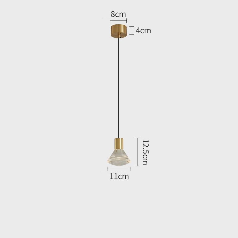Đèn thả trần trang trí phòng ngủ sang trọng FLM510 9