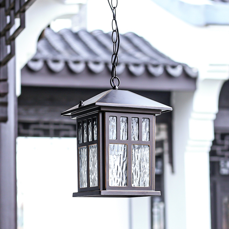 Đèn treo ngoài trời chiếu sáng lối đi sân vườn KL7055 7