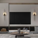 Đèn tường bằng đồng decor hình tròn sáng tạo FLM1080