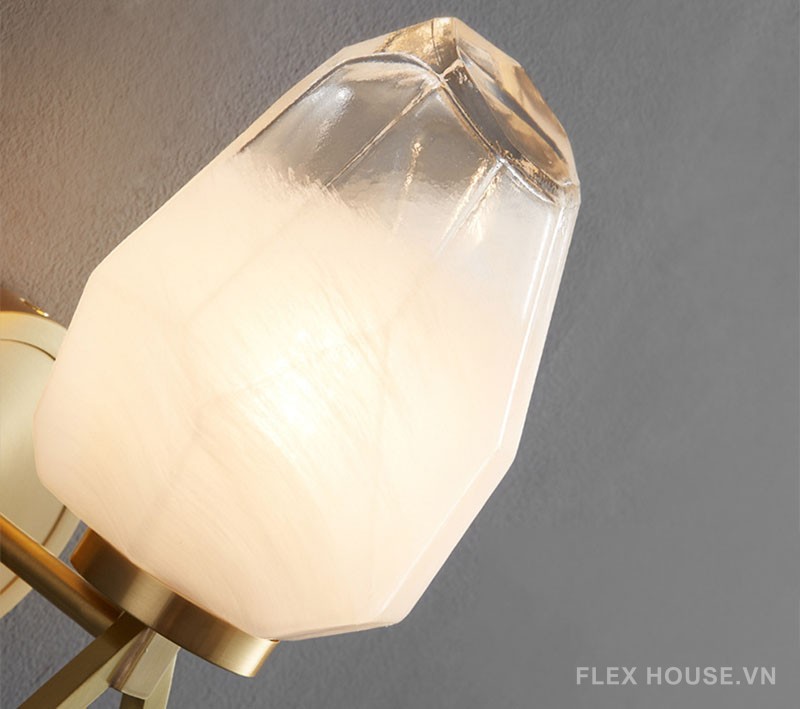 Đèn tường bằng đồng decor nụ hồng sáng tạo FLM873 10
