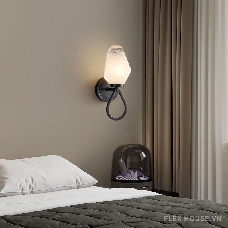 Đèn tường bằng đồng decor nụ hồng sáng tạo FLM873 6