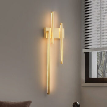Đèn tường bằng đồng decor thanh dài độc đáo FLM091