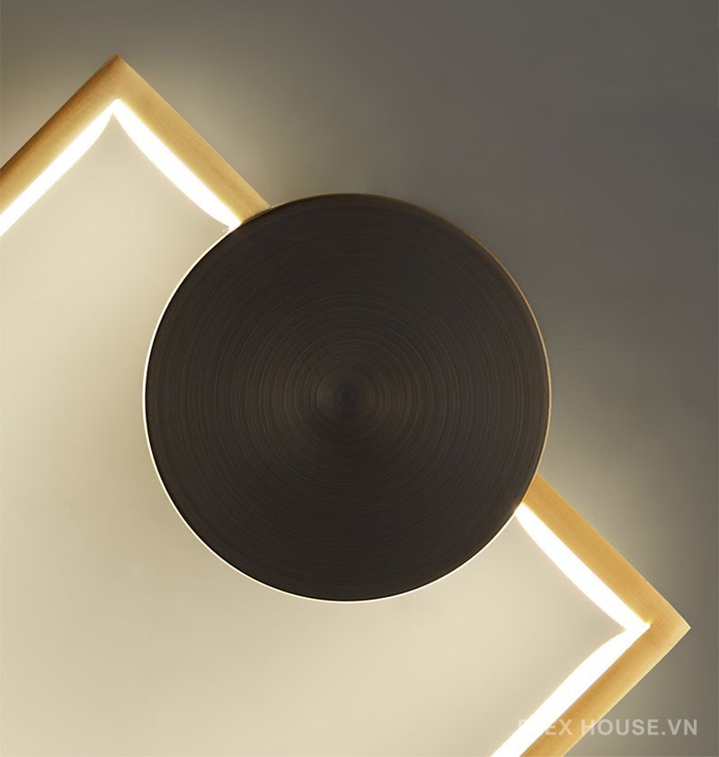 Đèn tường bằng đồng hình học decor cá tính FLM063 7