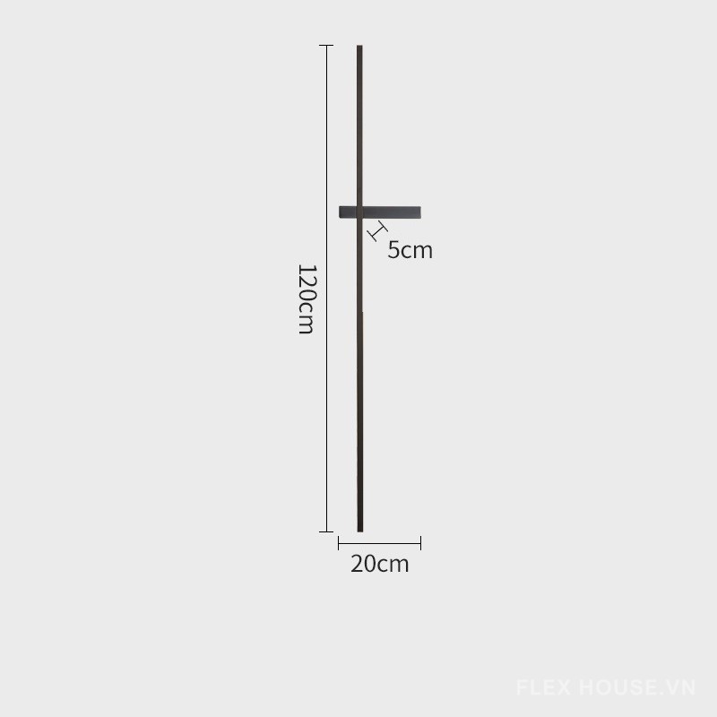 Đèn tường bằng đồng thanh dài Minimalist FLM097 11