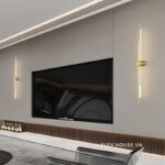Đèn tường bằng đồng thanh dài sáng tạo FLM1078