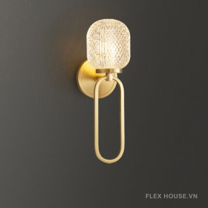 Đèn tường đồng thau decor hành lang FLM1048