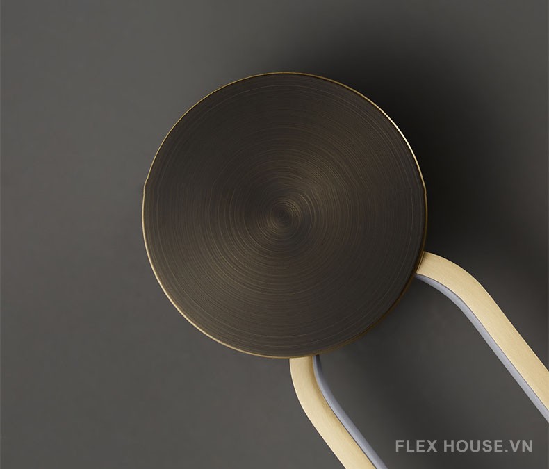 Đèn tường đồng thau hình Oval thanh lịch FLM261 10