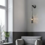Đèn vách tường pha lê tối giản Bắc Âu FLM5055