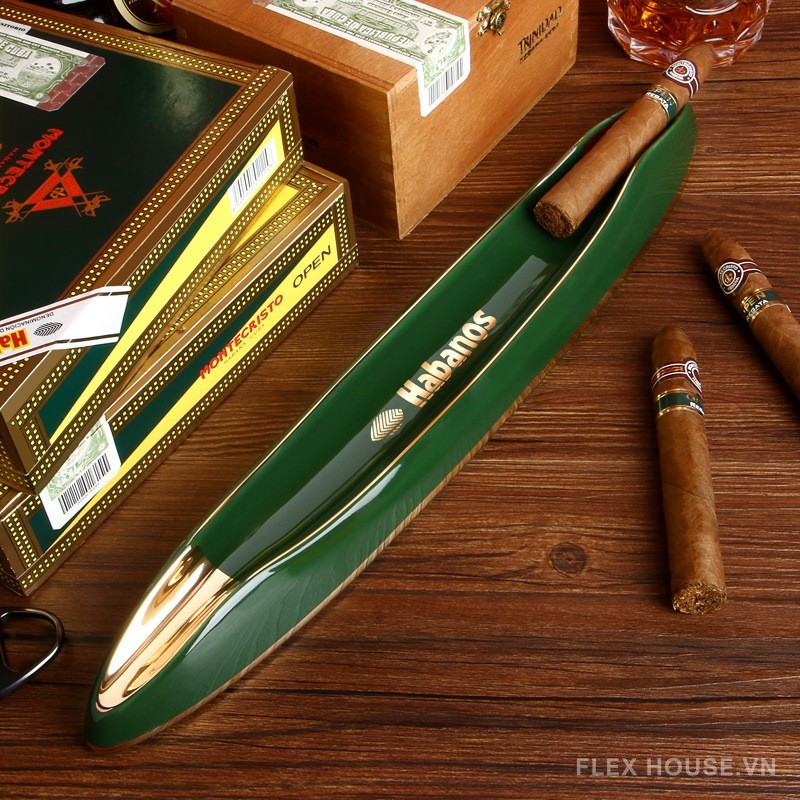 Gạt tàn cigar gốm sứ thuyền kayak sáng tạo CGL7460 6