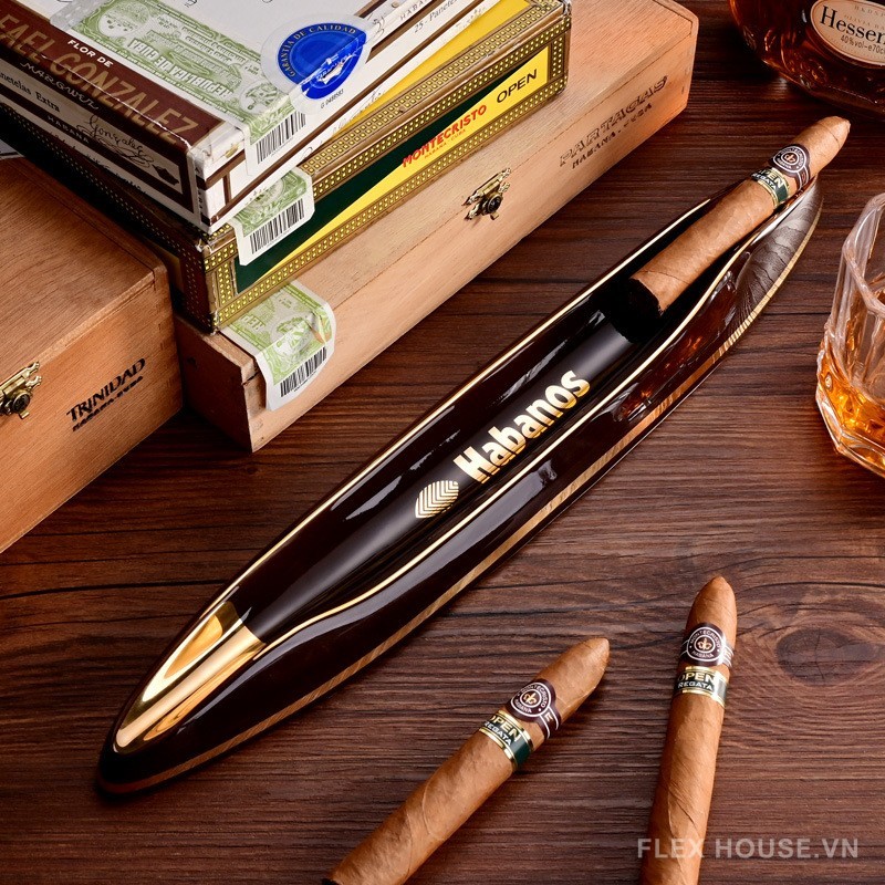 Gạt tàn cigar gốm sứ thuyền kayak sáng tạo CGL7460 11