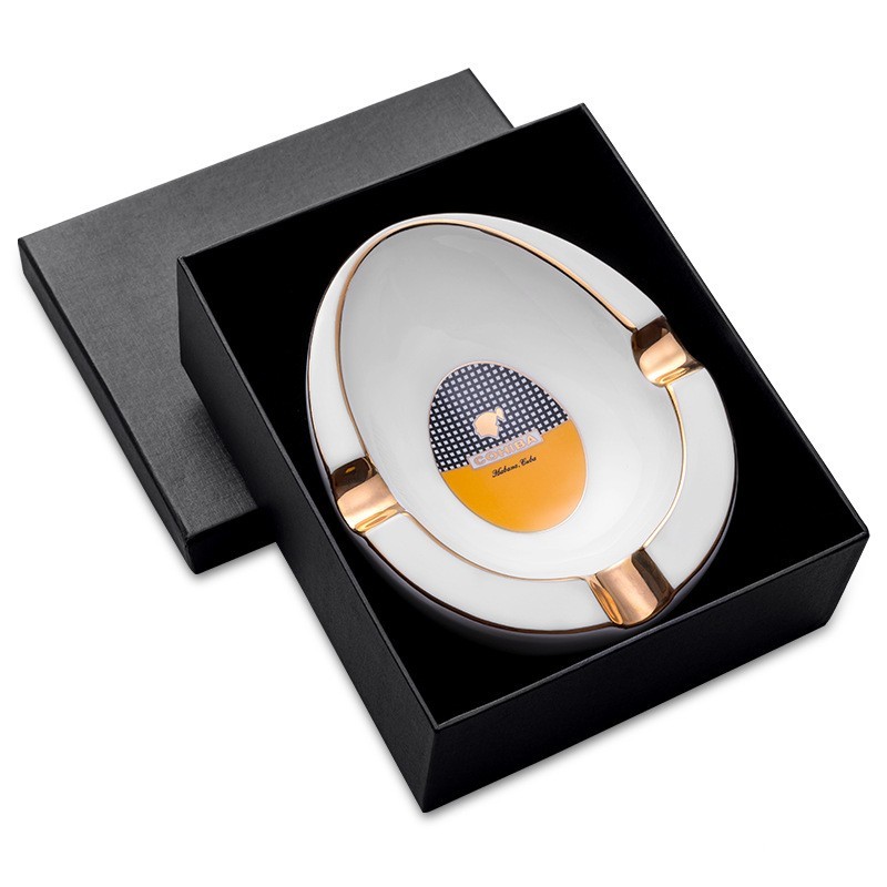 Gạt tàn cigar hợp kim kiểu egg phá cách CGL3457 6