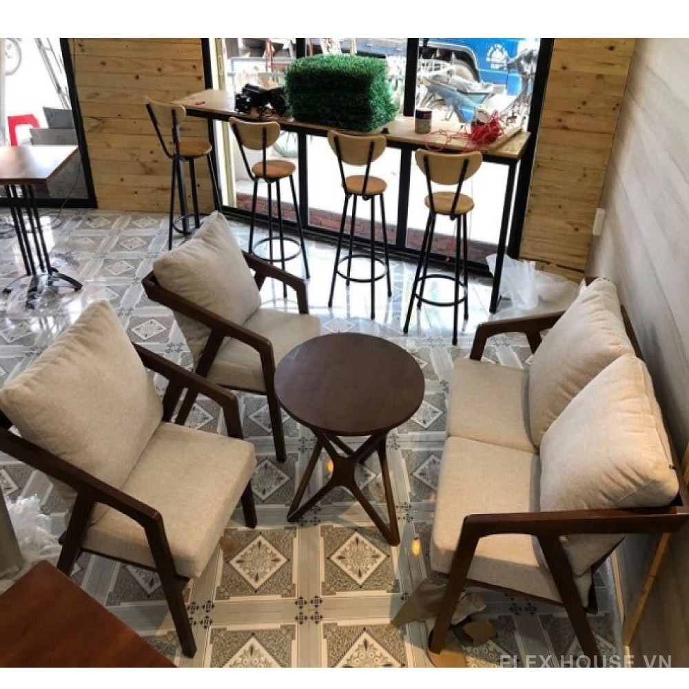 ghế sofa đơn quán cafe