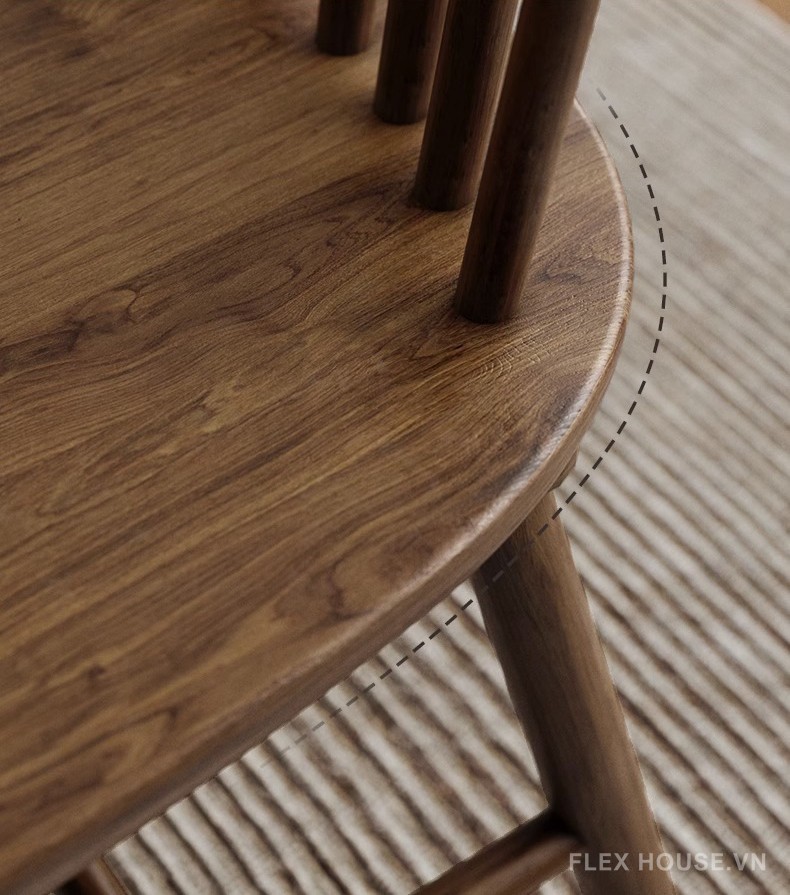 Ghế phòng ăn bằng gỗ Windsor Chair SHA541 8