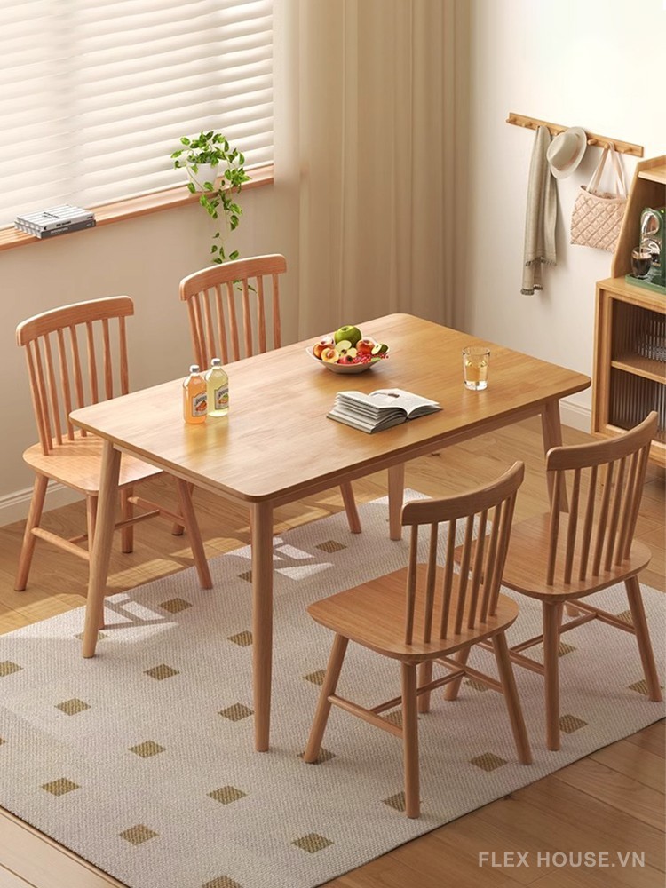 Ghế phòng ăn bằng gỗ Windsor Chair SHA541 5