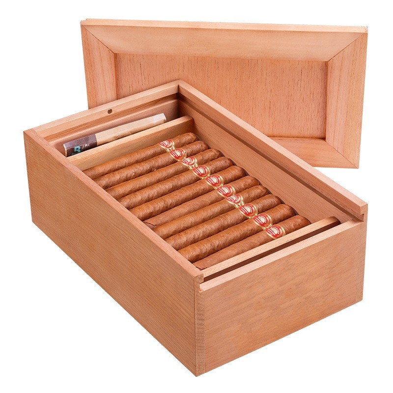 Hộp đựng cigar gỗ nguyên khối sang trọng CGL740 9