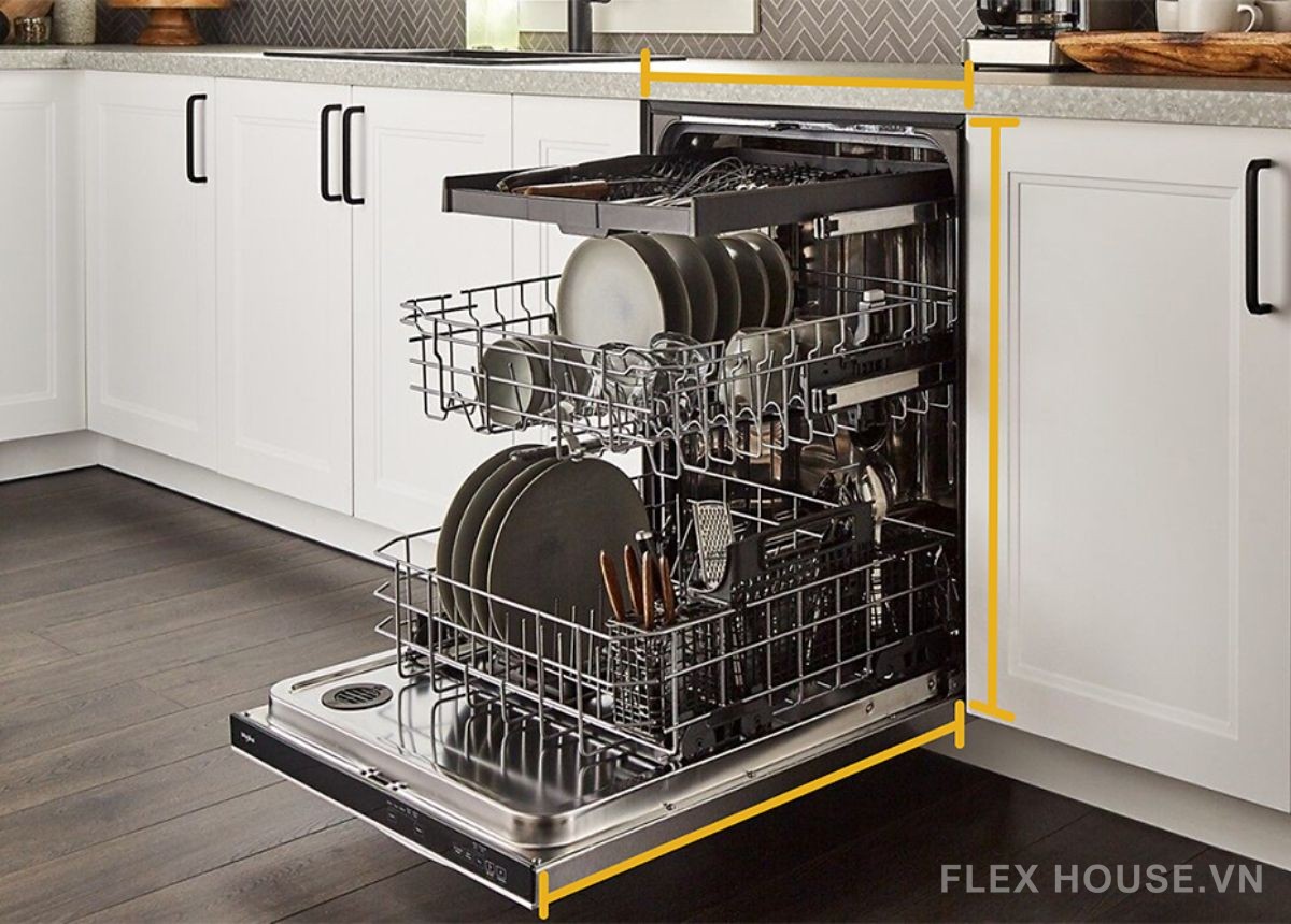 Máy rửa bát vật dụng thông minh cho gian bếp hiện đại 
