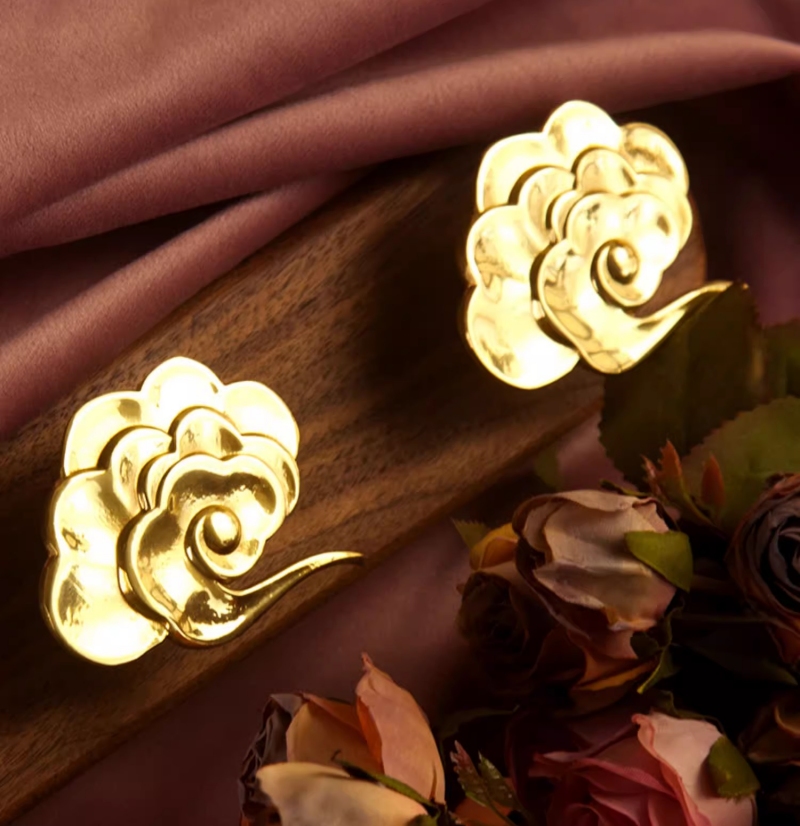 Móc quần áo đồng thau decor đám mây sáng tạo AS5352 11