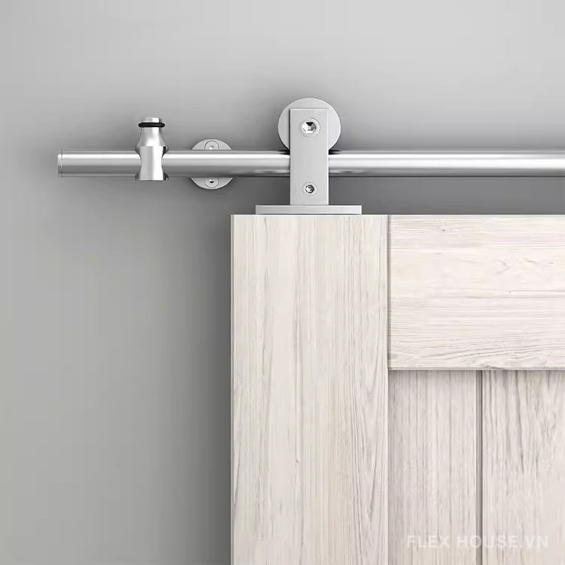 Ray trượt cửa lùa cánh treo thép không gỉ RT0022 12