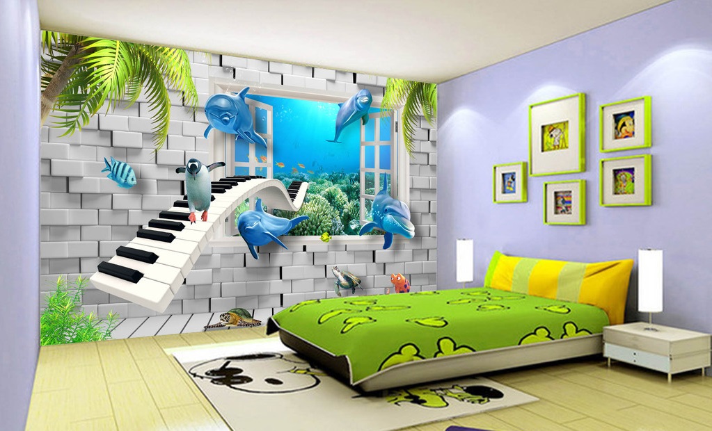 tranh-dán-tường-3d-cho-bé