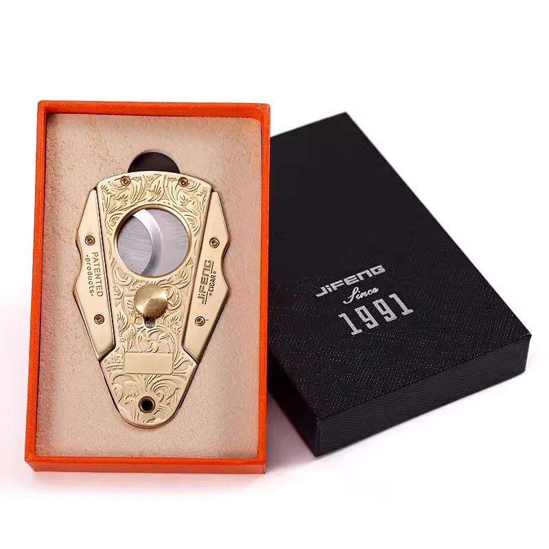 Dao cắt xì gà cánh bướm bằng đồng lưỡi inox JFJ62 10