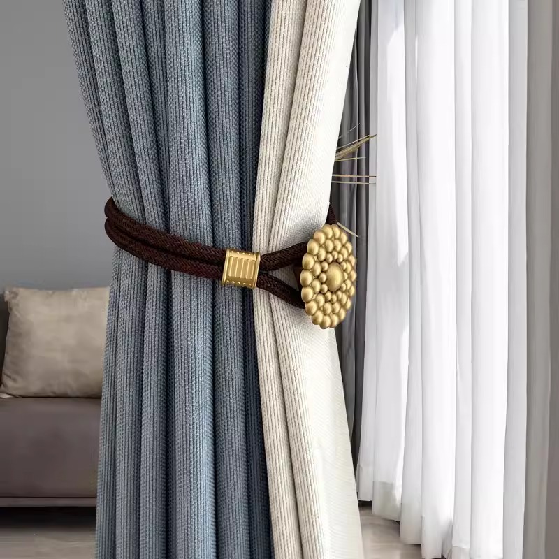 Dây buộc rèm cửa hình hoa phong cách FSH309 6