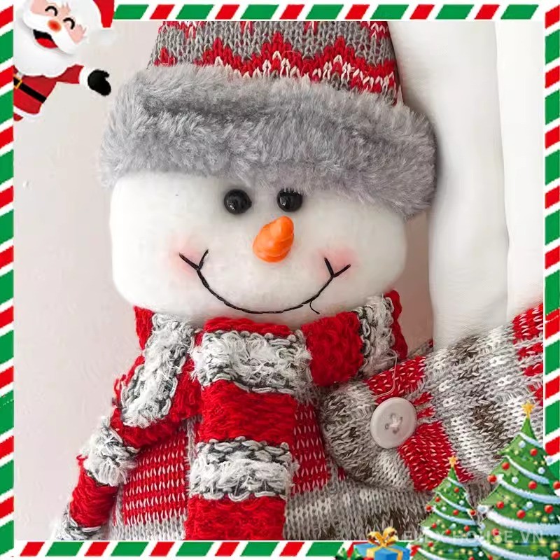 Dây buộc rèm hình người tuyết và ông già Noel FSH142 7