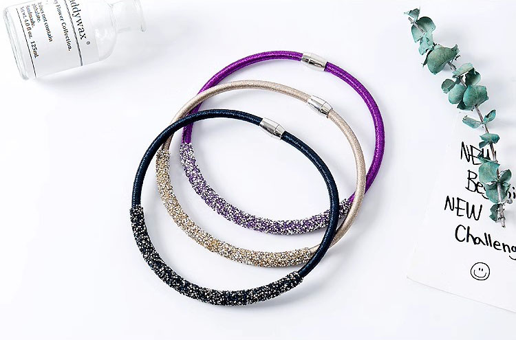 Dây buộc rèm nam châm đính hạt đá lấp lánh FSH203 6