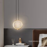 Đèn thả trần vòng tròn biểu tượng sừng hươu FLM1038 - bìa