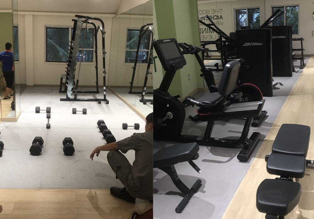 Flexhouse VN cung cấp thảm phòng Gym cho khu dân cư Waterfront 10