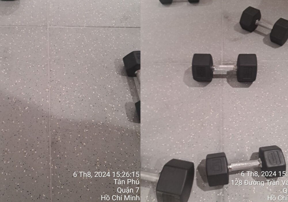 Flexhouse VN cung cấp thảm phòng Gym cho khu dân cư Waterfront 12