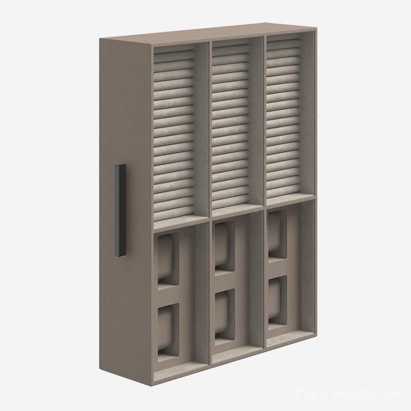 Giá Đựng Đồ Trang Sức - Điểm Nhấn Cho Tủ Quần Áo Sang Trọng 16 Gía đựng trang sức màu khaki Taura