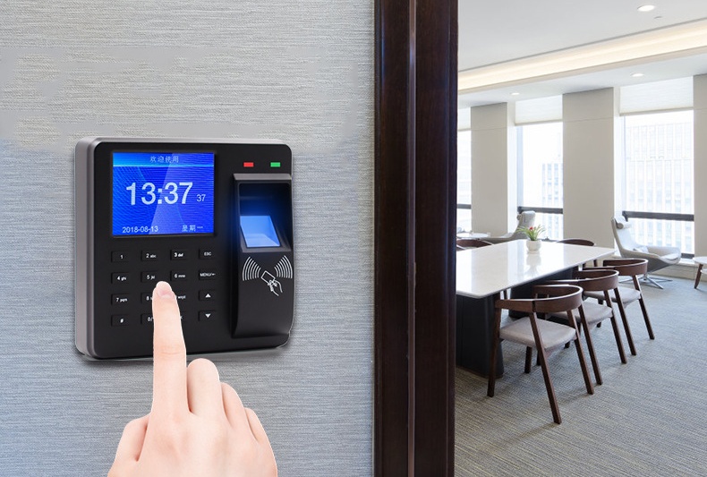 Máy chấm công bằng vân tay mật khẩu thẻ từ YKM10 9