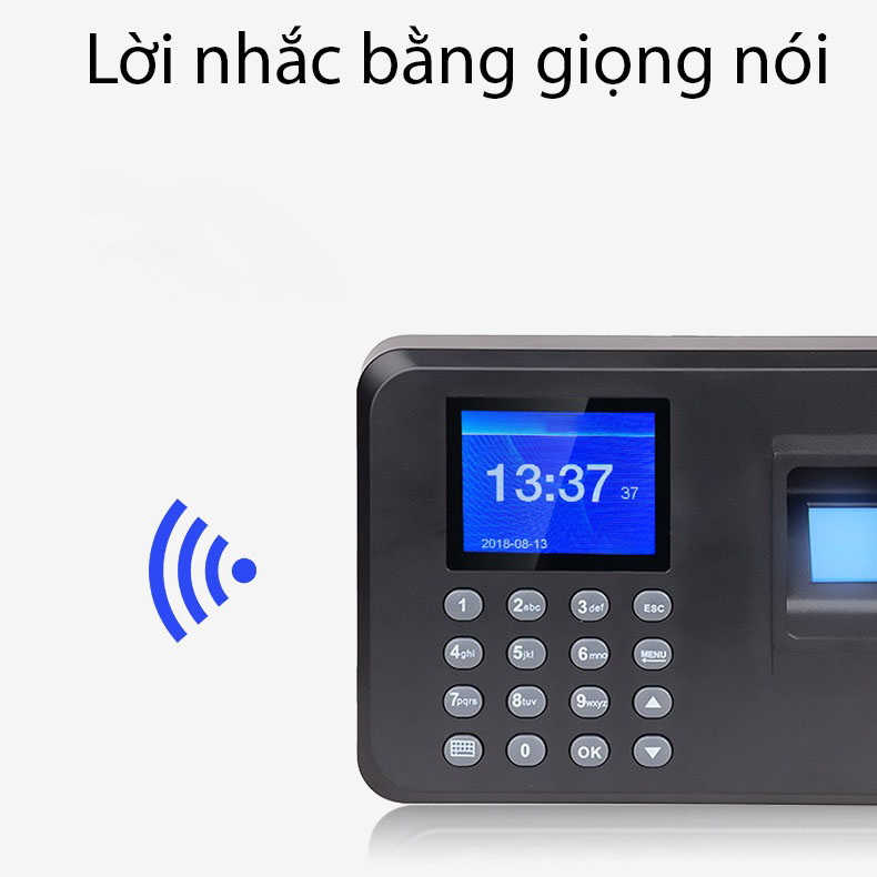 Máy chấm công dung lượng 1000 vân tay YKS454 7