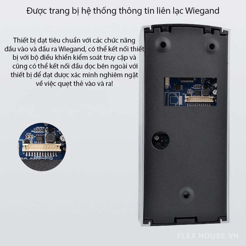 Máy chấm công nhận dạng vân tay thẻ từ YKM12 10