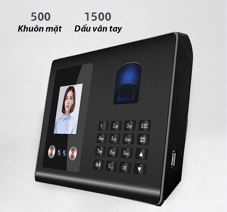 Máy chấm công nhận diện khuôn mặt YKFA01H 15