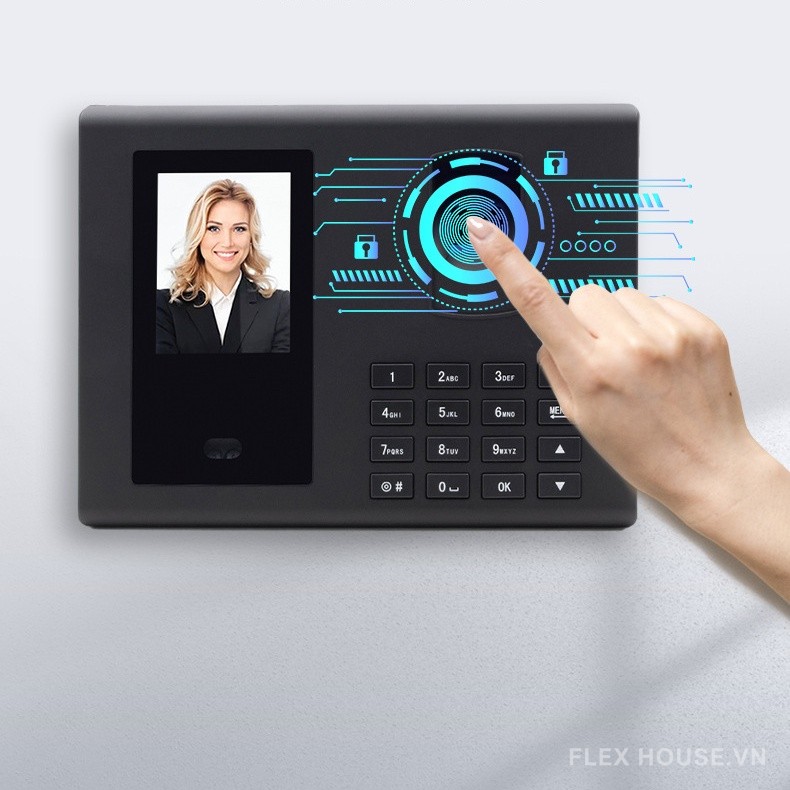Máy chấm công nhận diện khuôn mặt YKFA05 11