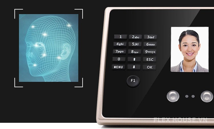 Máy chấm công nhận diện khuôn mặt vân tay YKFA02H 7